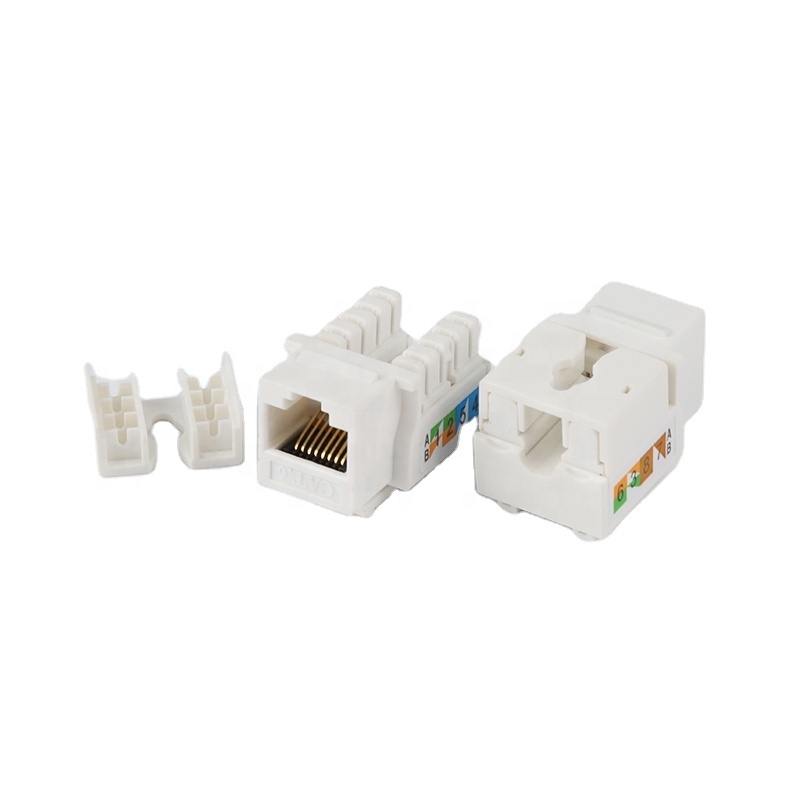 RJ45 Cat6 90 μοιρών KEYSTONE Ethernet Jack