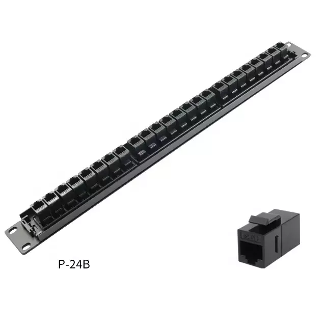 Conector Keystone en línia d'acoblador UTP RJ45 Cat5E femella a femella